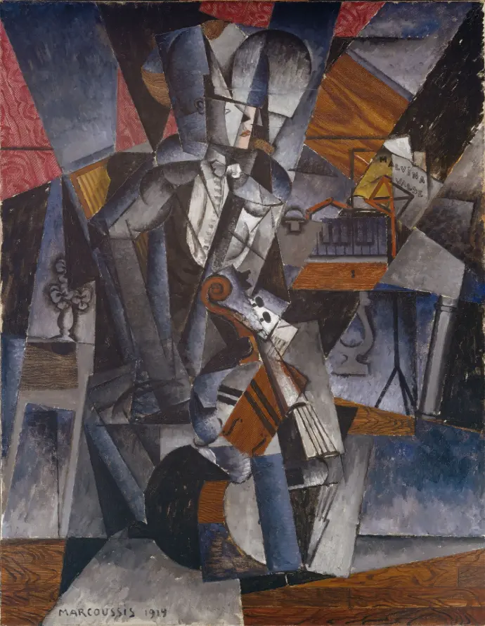 Louis Casimir Ladislas Marcoussis - The Musician, 1914